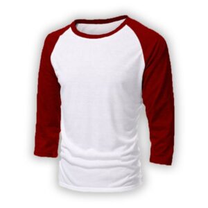 Raglan manga 3/4 hombre poli-algodón